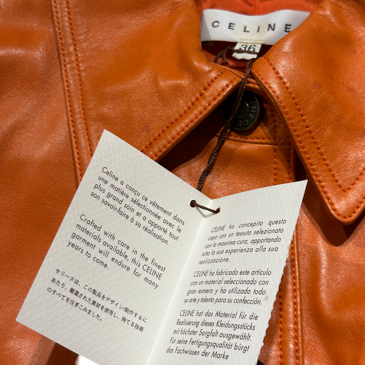 CELINE ORANGE JACKET [20002031]