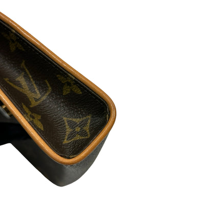 Used LOUIS VUITTON Monogram Canvas Pochette Florentine Belt bag Brown