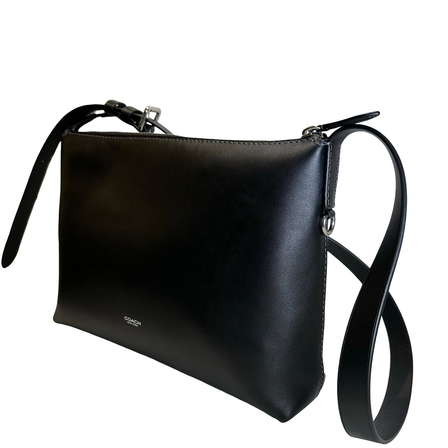 COACH Leather Crossbody Cross Body Bag Black
