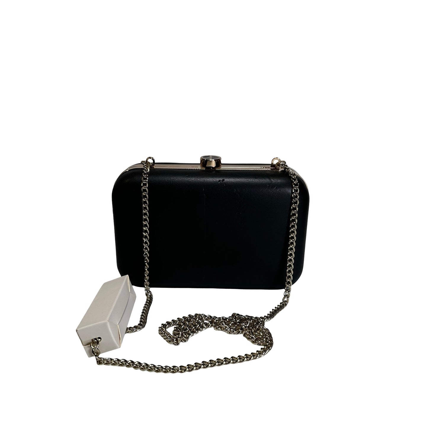 GIORGIO ARMANI Solid Si Perfume and Lipstick Set Clutch Minaudière Black Gold Red