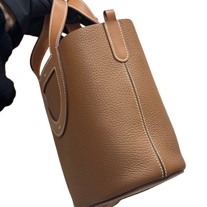 Used HERMÈS In The Loop Handbag Gold PHW