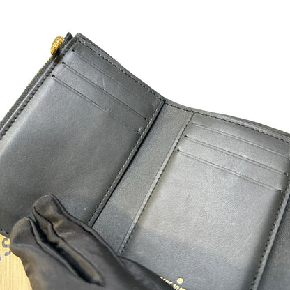 Used LOUIS VUITTON Monogram Monogram Reverse Portefeuille Dauphine Compact Wallet Brown Caramel