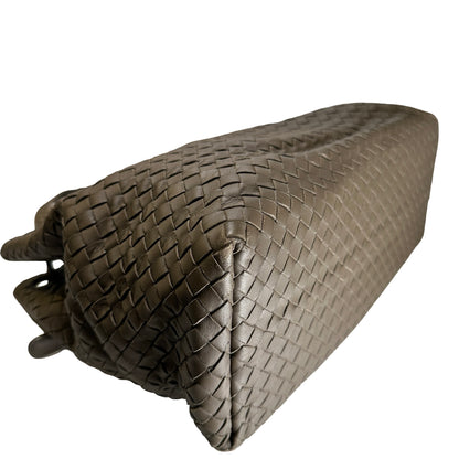 Used BOTTEGA VENETA Intrecciato Intrecciato Shoulder Bag Grey