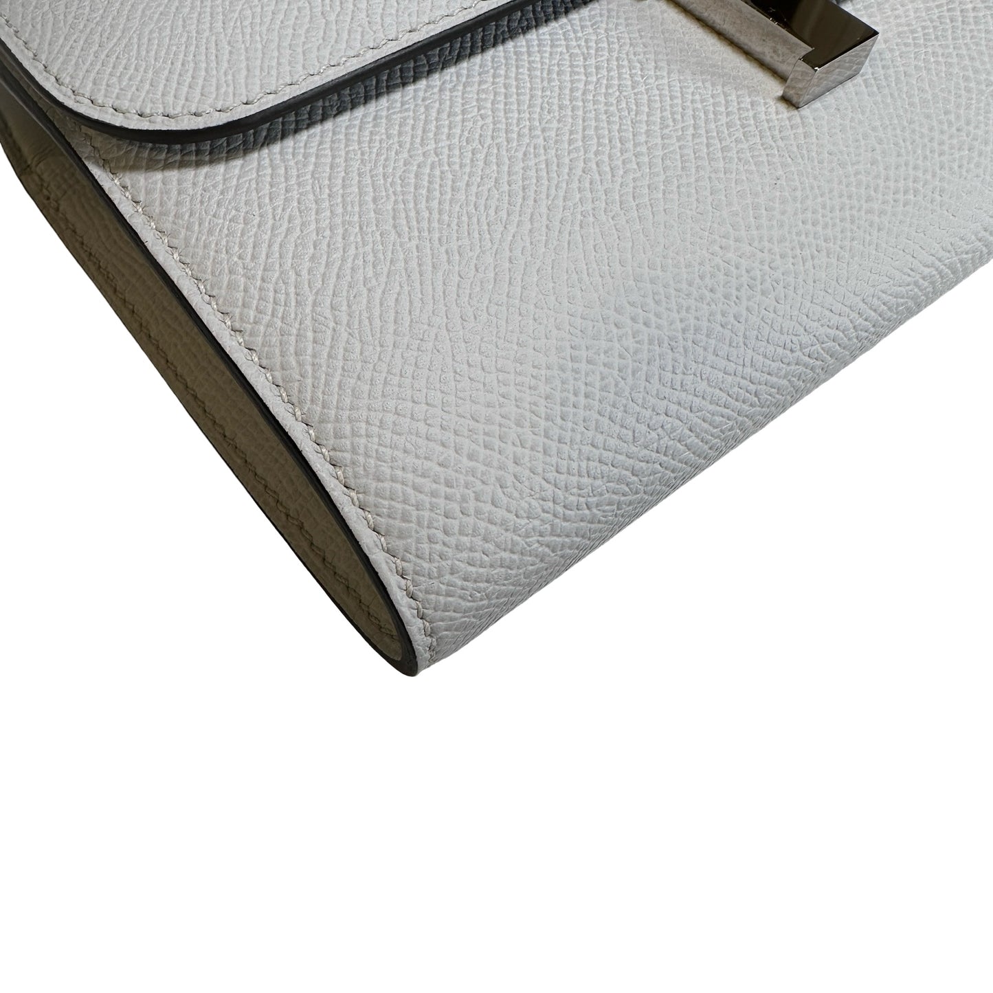 Used HERMES Epsom Constance to go Cross body bag Gris Platine PHW