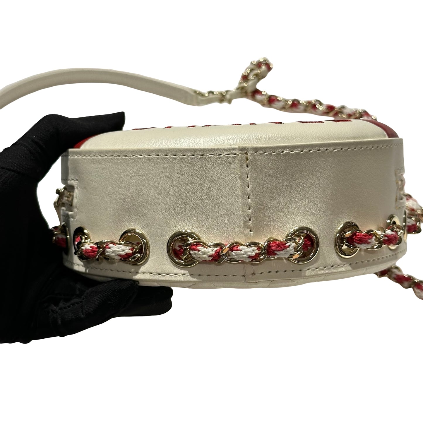 Used CHANEL Coco Lifesaver Small Round Bag Crossbody Bag