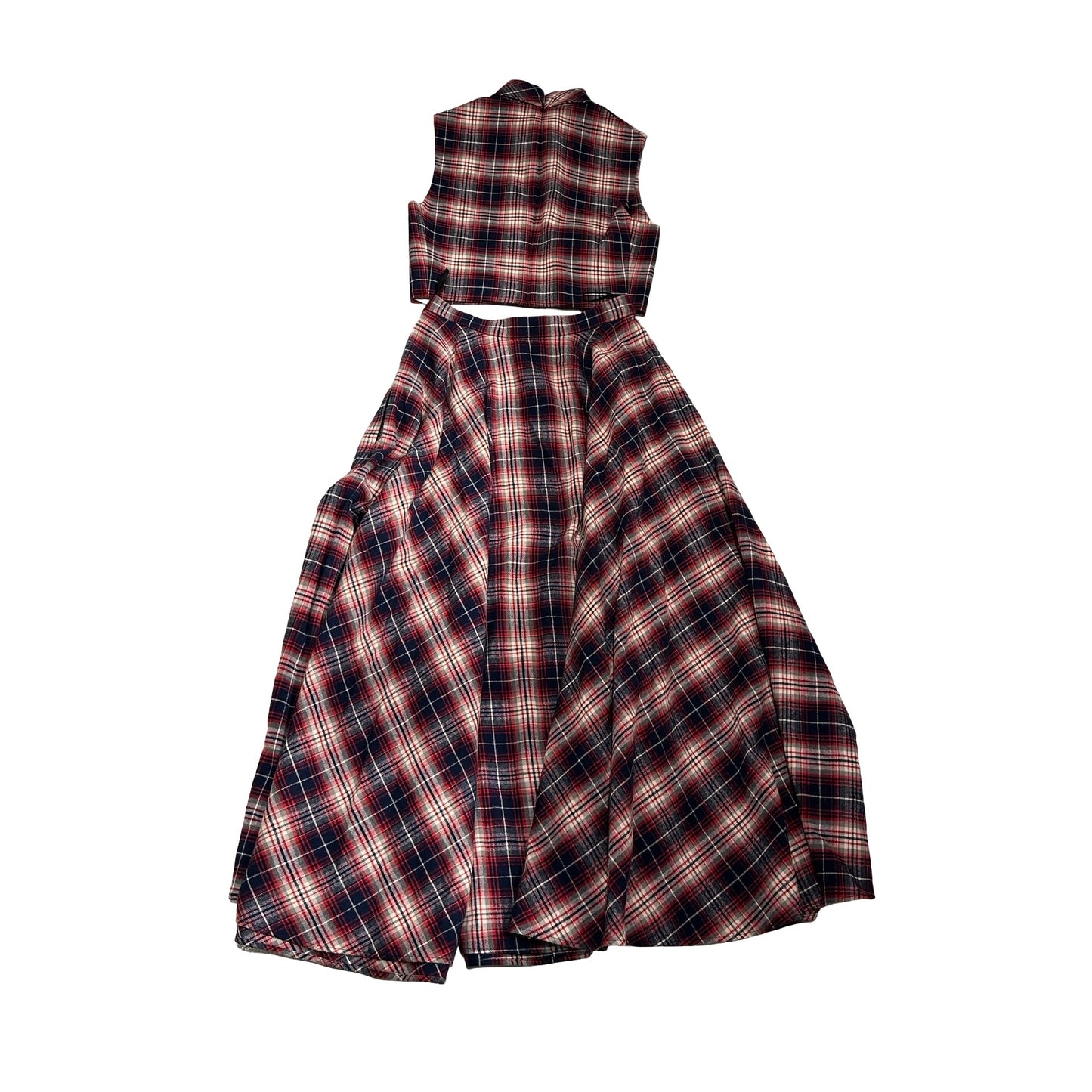 Used CÉLINE 背心 + Skirt （set） Clothes Red Navy White