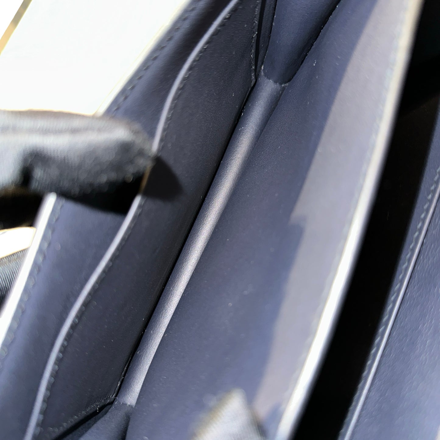 Used HERMÈS Mini Constance Shoulder Bag Bleu indigo GHW