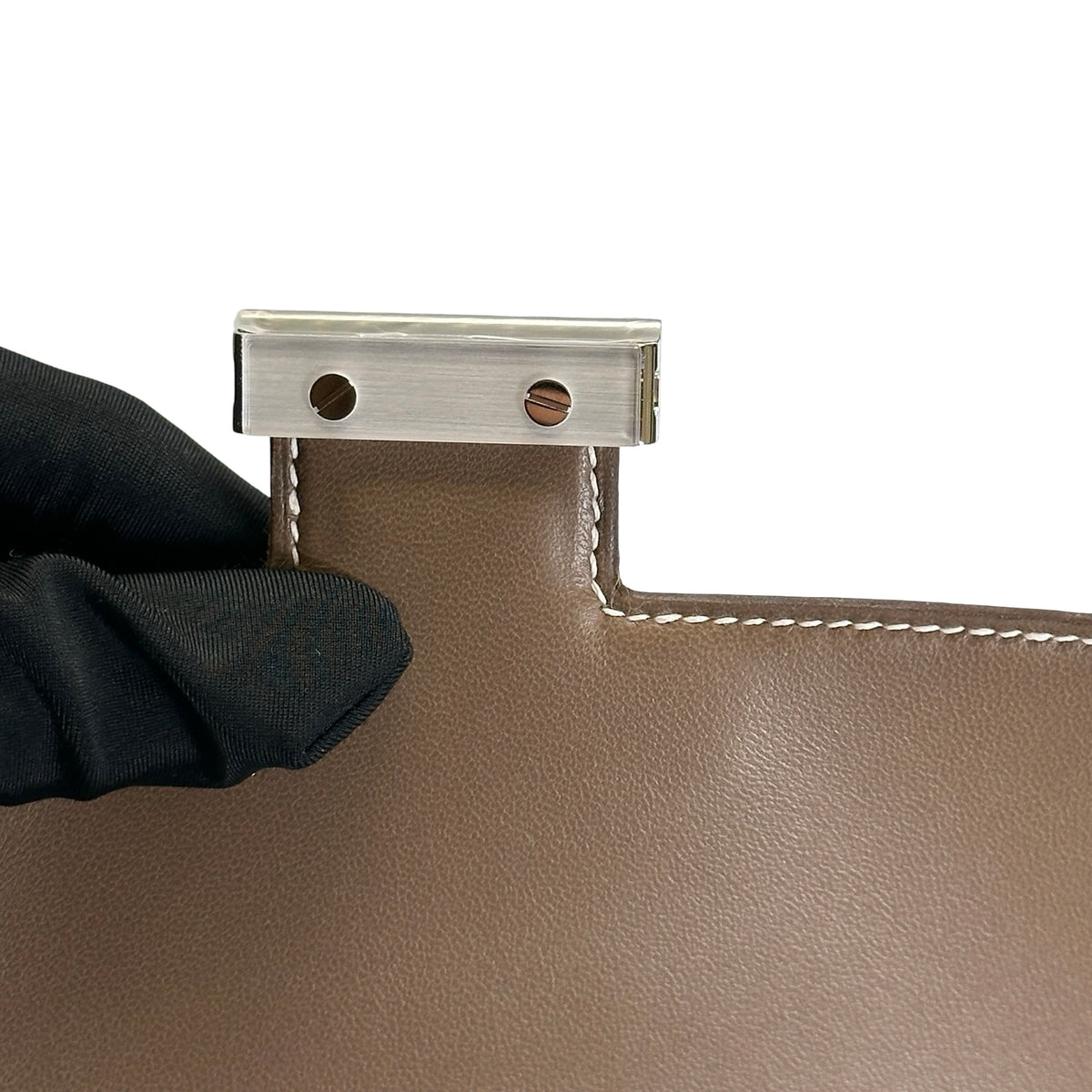 Brand New HERMES Epsom Leather Constance Crossbody Bag Etoupe