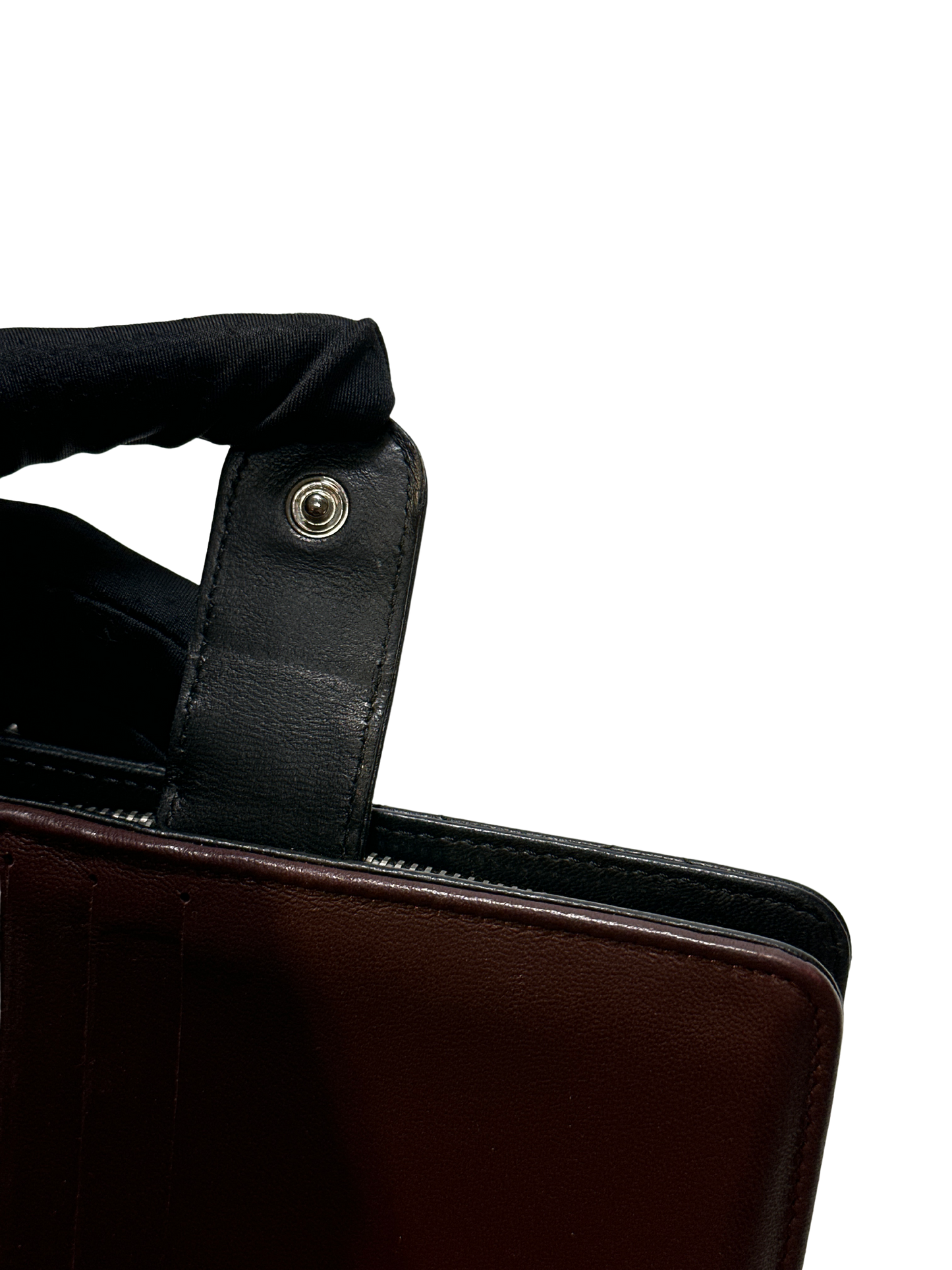 CHANEL Matelasse Lambskin Matelasse Long Wallet Black
