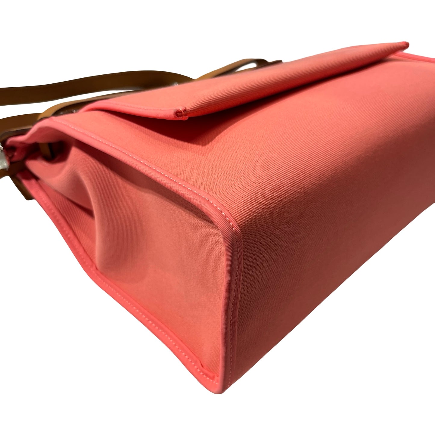 Used HERMÈS Herbag 31 Cross Body Bag Pink Brown PHW