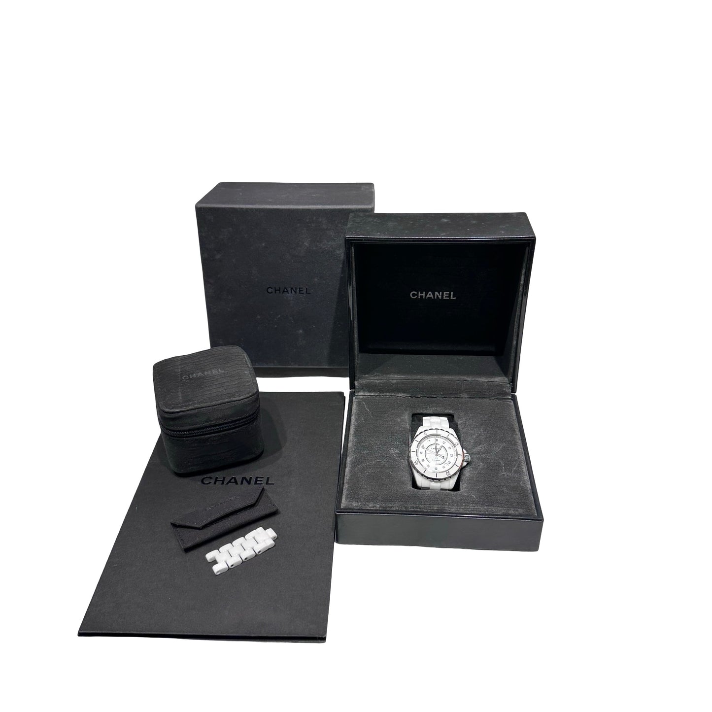 Used Chanel J12 Watch White Silver