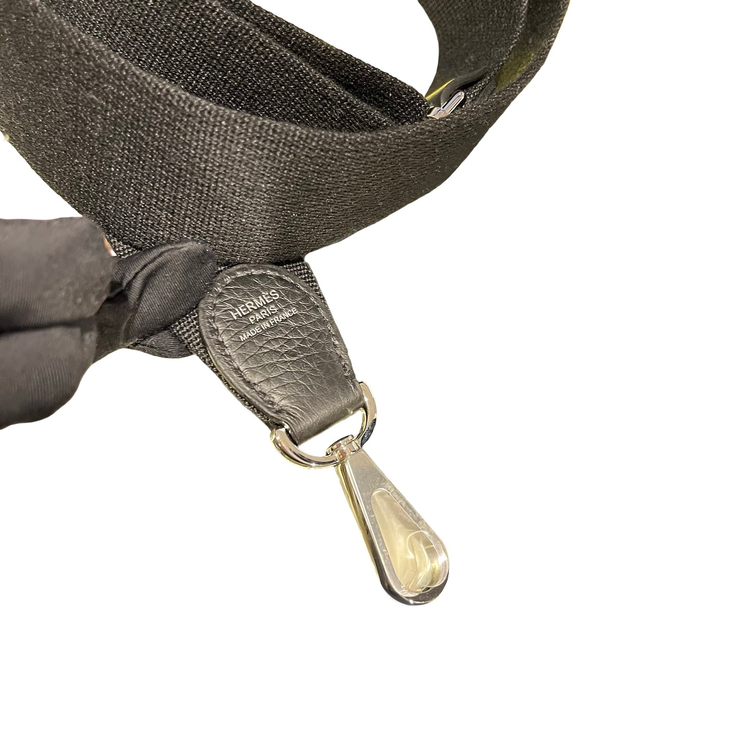 Used Hermès Evelyne Cross Body Bag Black PHW