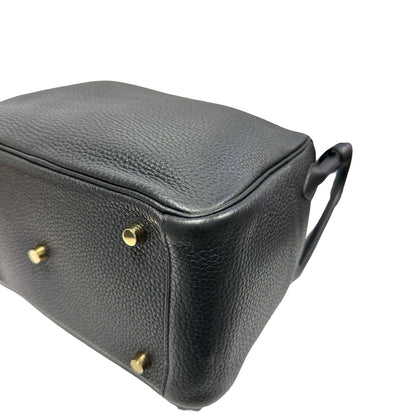 Used Hermès TC Shoulder Bag Black GHW
