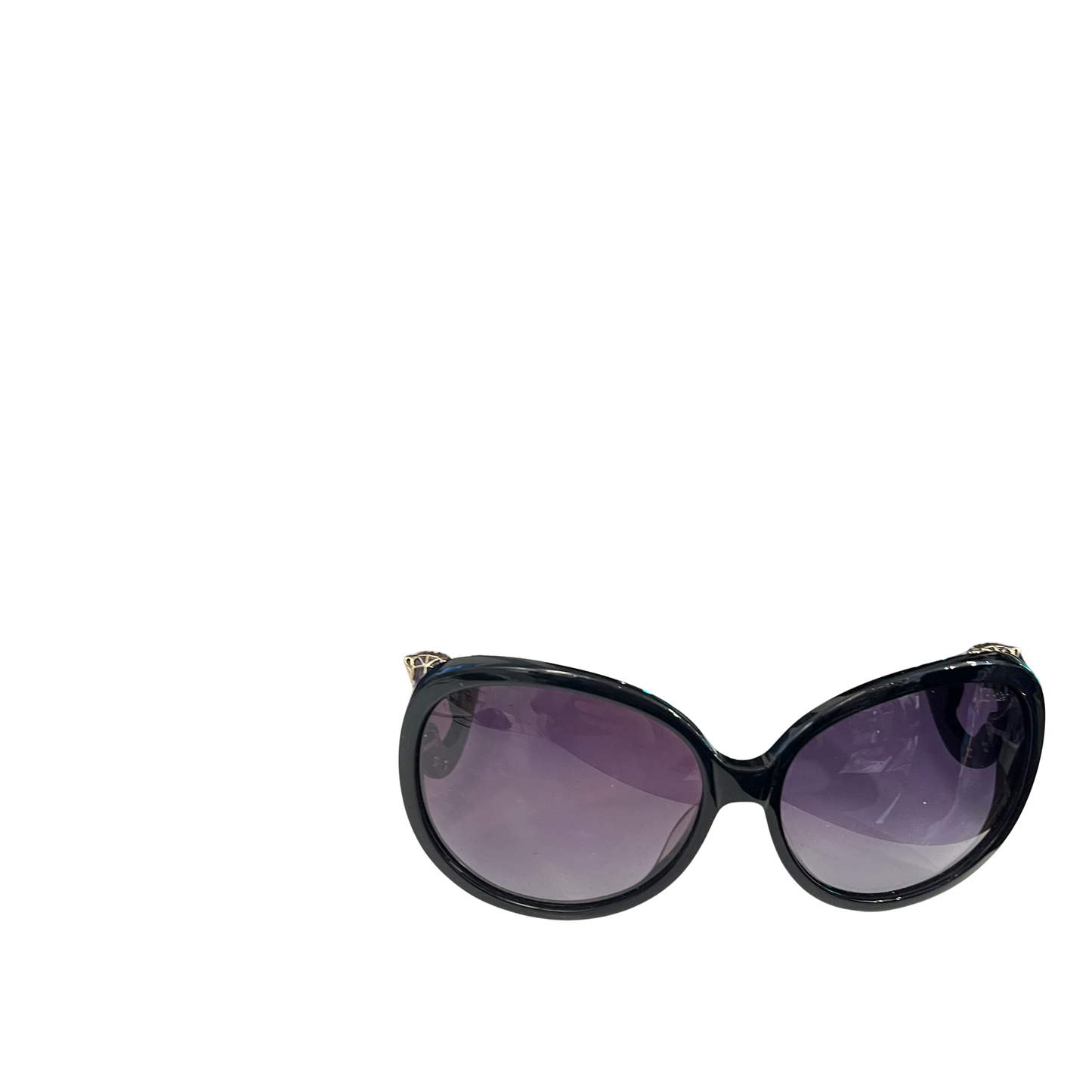 Used CARTIE PVC Sunglasses SUNGLASSES Black Purple