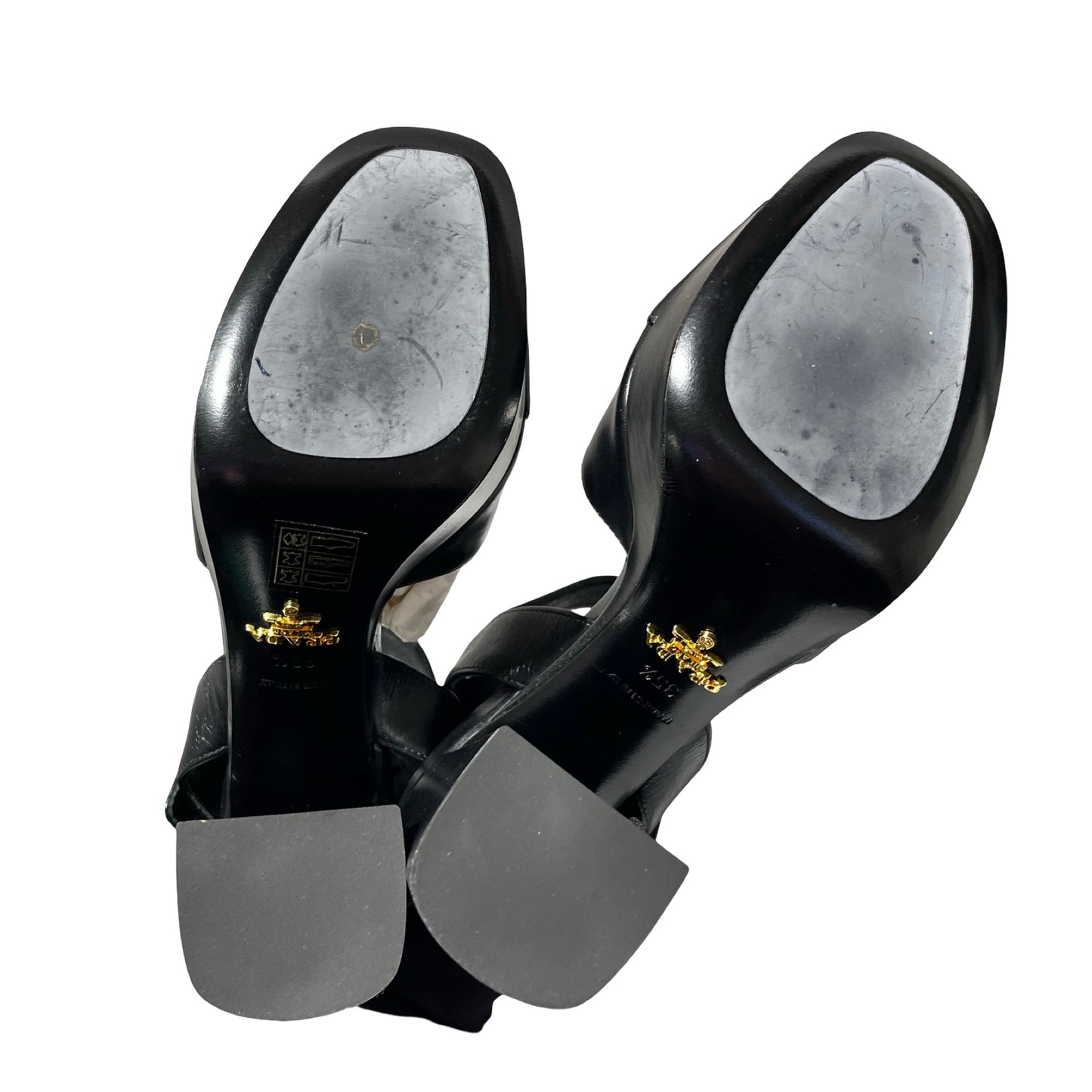 Used PRADA High Heels Shoes Black PHW