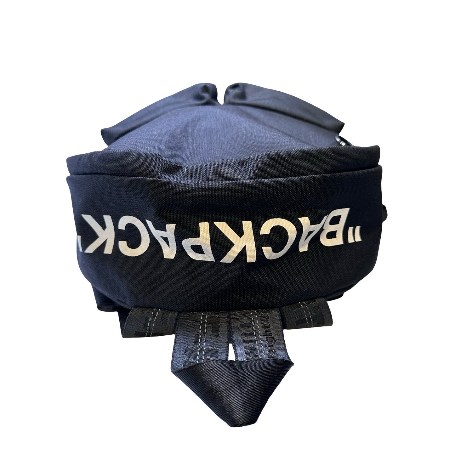 Used OFF WHITE Canvas Backpack Black