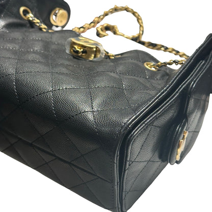 Brand New CHANEL Mini 25 Bag Shoulder Bag Black GHW