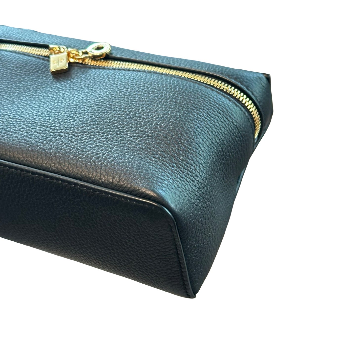 Brand New LORO PIANA Calfskin Leather Extra Pocket L19 Handbag Black，GHW