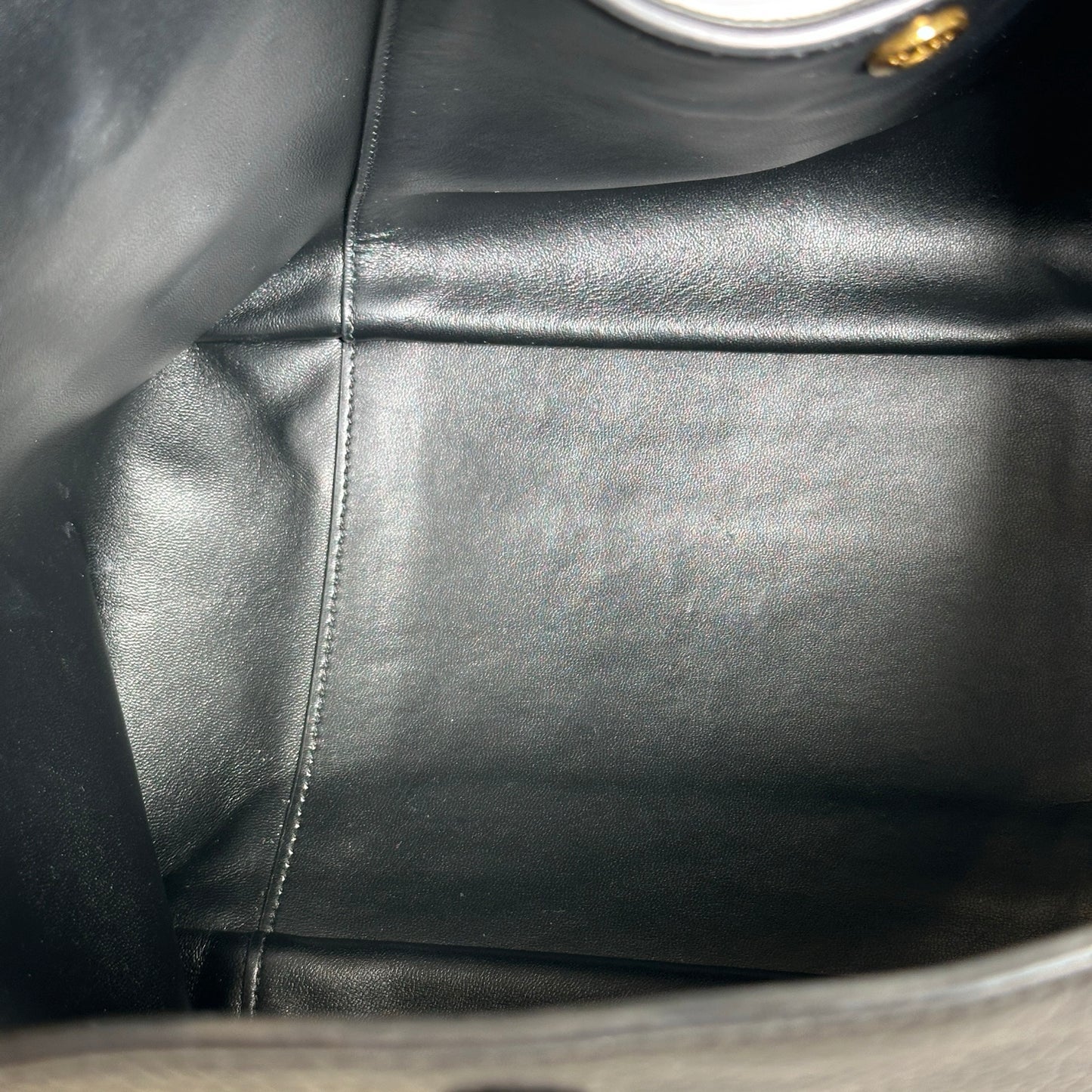 Used DIOR Grained Calfskin C'est Dior Bucket Bag Black GHW