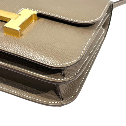 Used HERMES Epsom Constance Cross body bag Etoupe