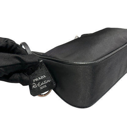 Used PRADA Canvas 3-in-1 Shoulder Bag Black