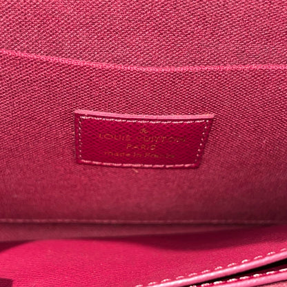 Used LOUIS VUITTON Félicie Pochette Clutch Bag Brown GHW