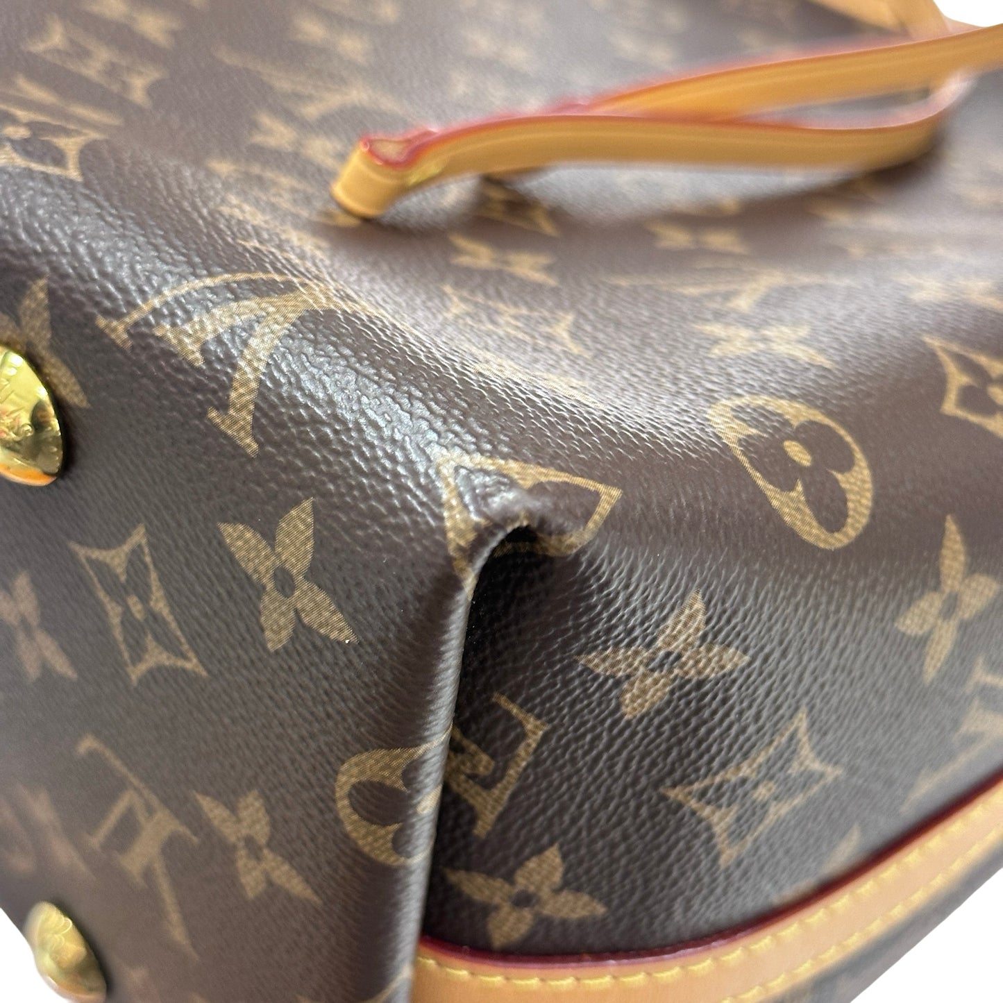 Used LOUIS VUITTON CarryALL PM Shoulder Bag Brown GHW