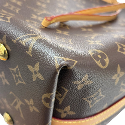 Used LOUIS VUITTON CarryALL PM Shoulder Bag Brown GHW