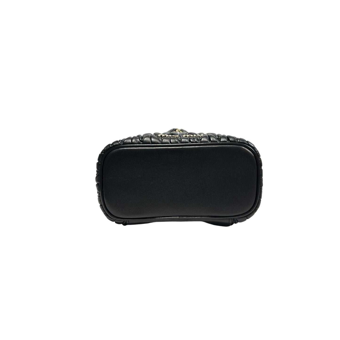 Used MIUMIU Lambskin Leather Two Way Shoulder Bag Black PHW