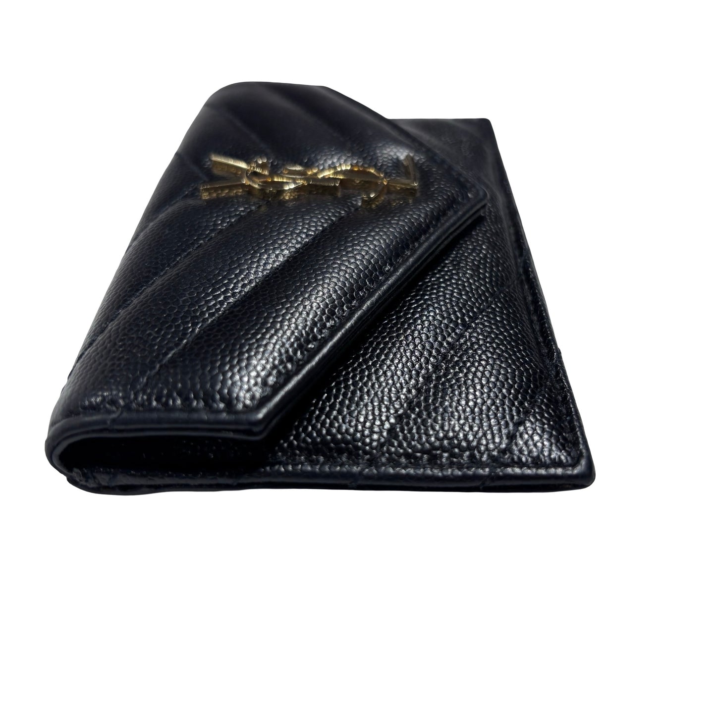 Saint Laurent Wallet Black GHW