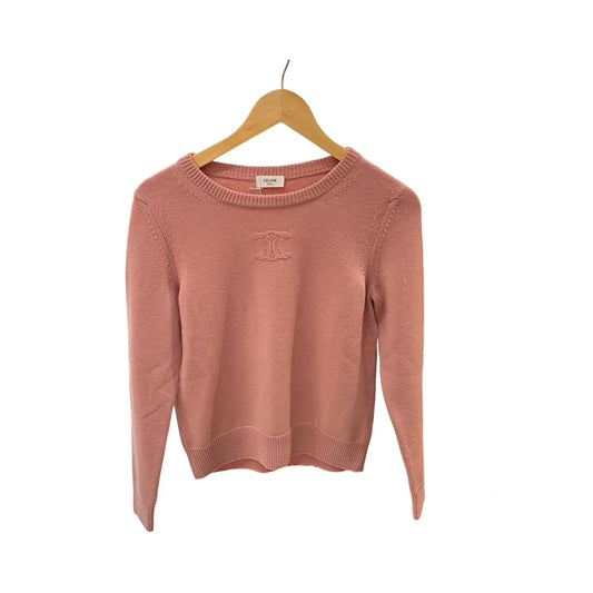 Used CÉLINE Cashmere Sweater Used CÉLINE Cashmere Sweater Clothes Pink Pink