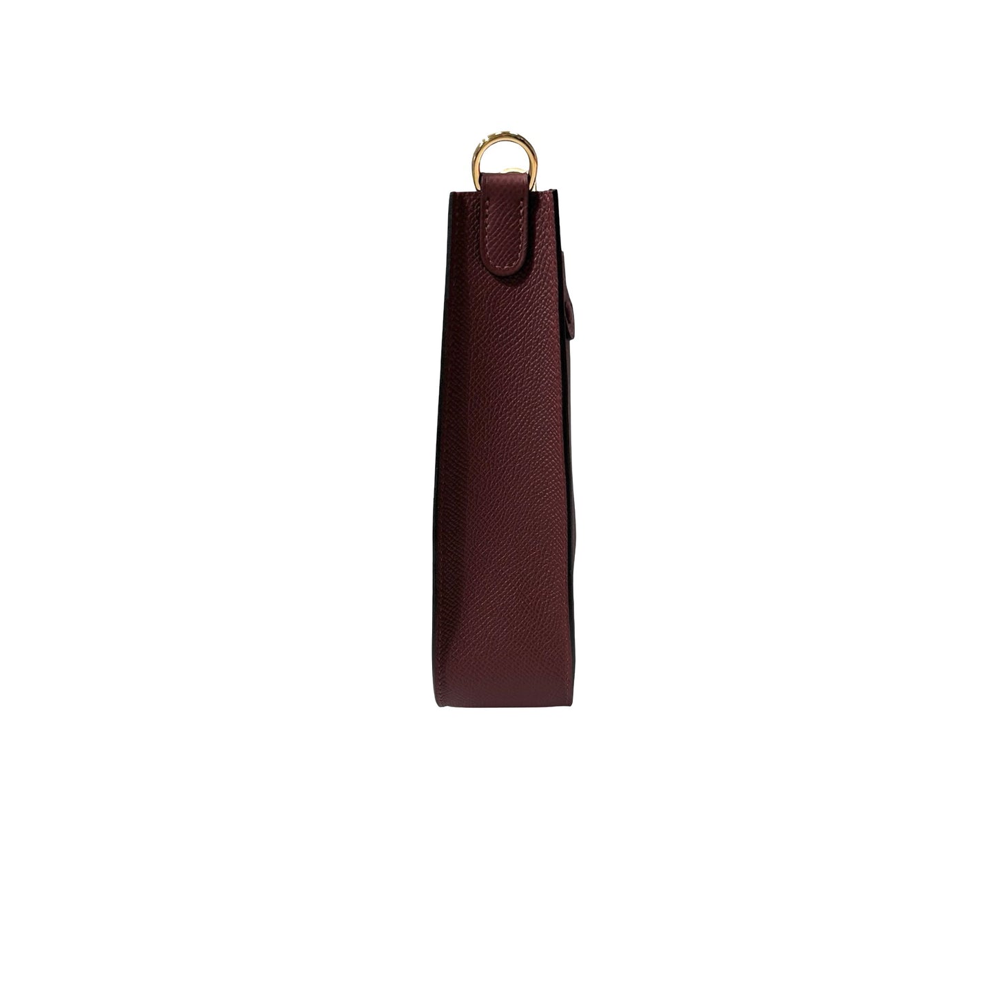 Used Hermès Epsom leather Mini Evelyne Cross Body Bag Red GHW