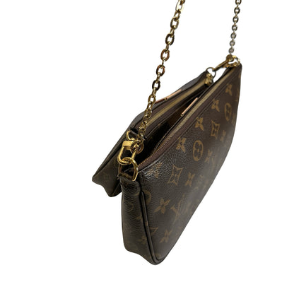 Used LOUIS VUITTON Monogram Multi Pochette Accessories Cross body bag Brown