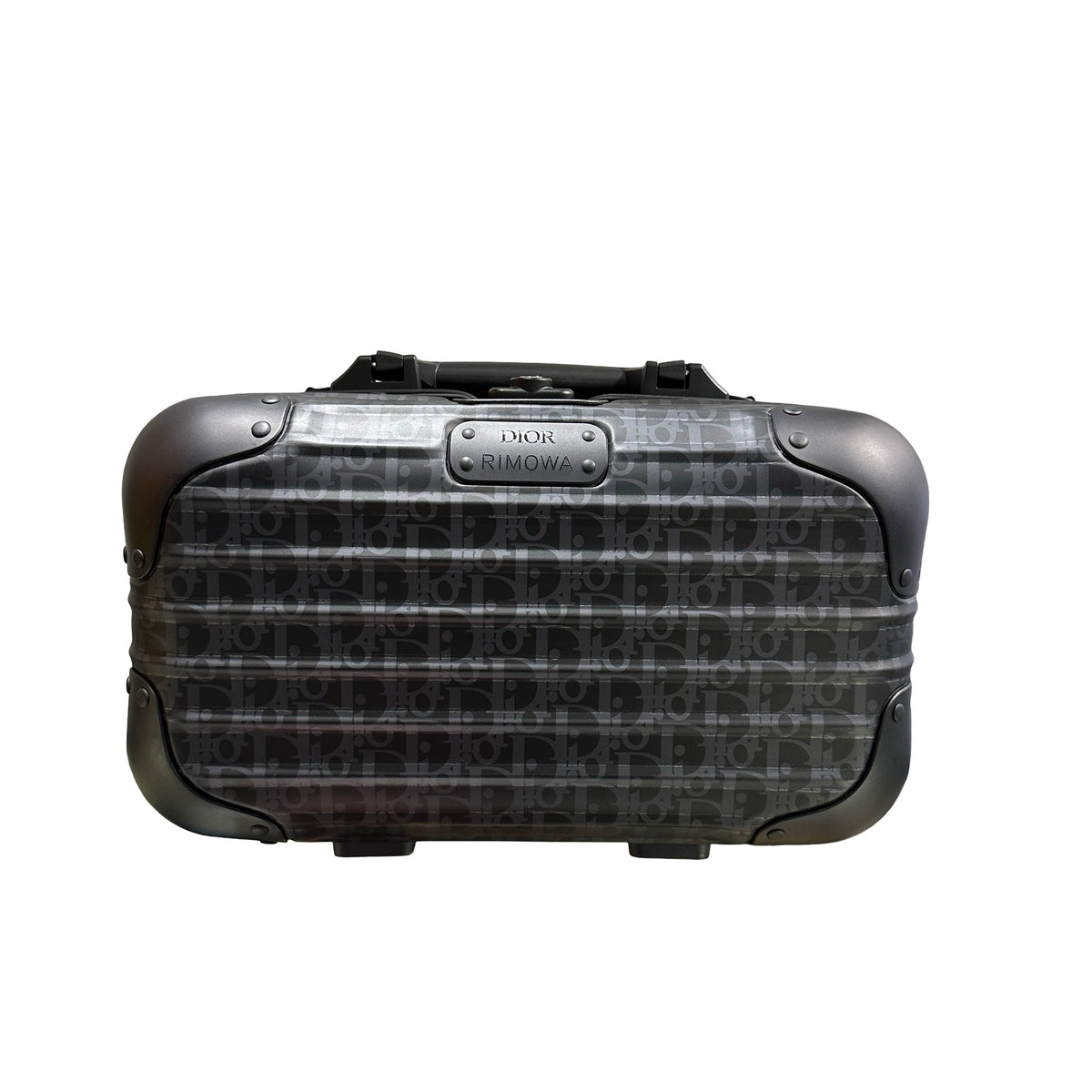 Used DIOR X RIMOWA Oblique Personal Clutch Briefcase Black
