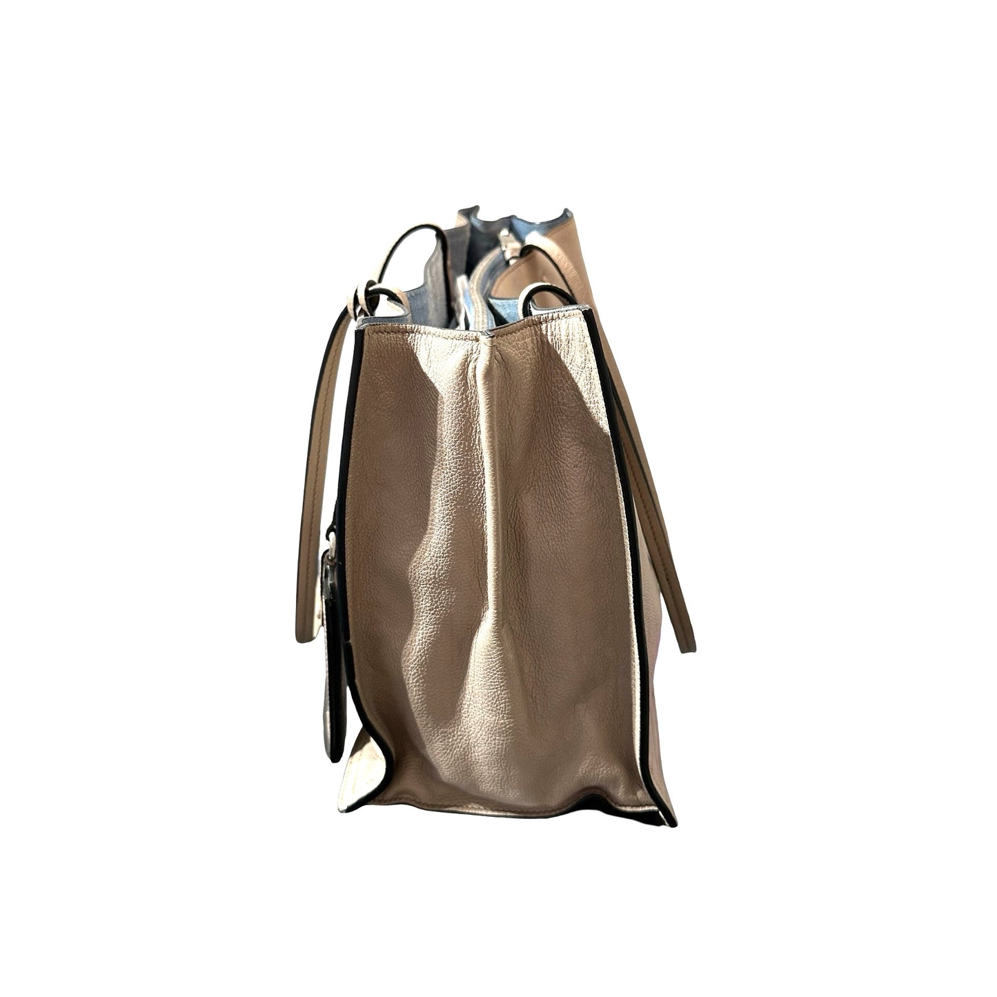 Used PRADA Shoulder Shoulder Bag Brown PHW