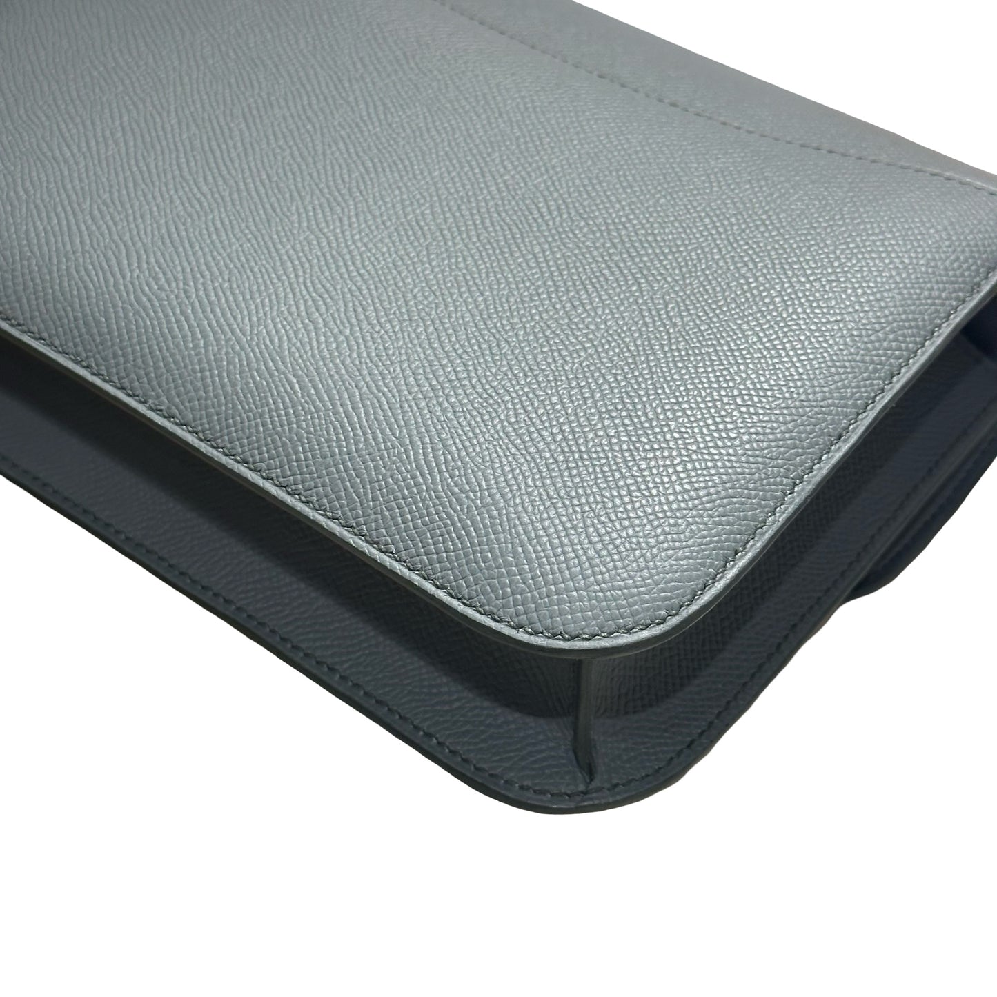 New HERMÈS Calfskin Leather Constance Shoulder Bag PHW Vert Amande