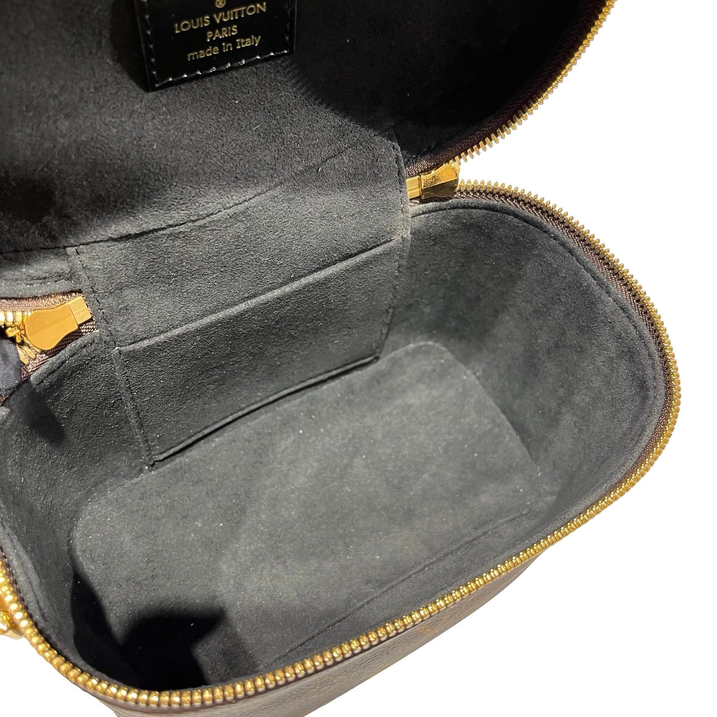 Used LOUIS VUITTON Vanity Case Cross Body Bag Brown GHW