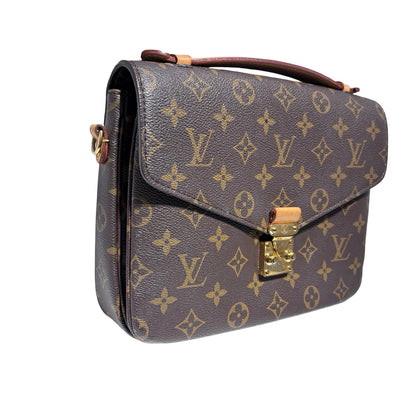 Used LOUIS VUITTON Monogram Canvas Pochette Métis Shoulder Bag Monogram Brown GHW