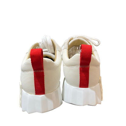 Used HERMÈS Bouncing Sneakers Shoes White Red Shoes White Red