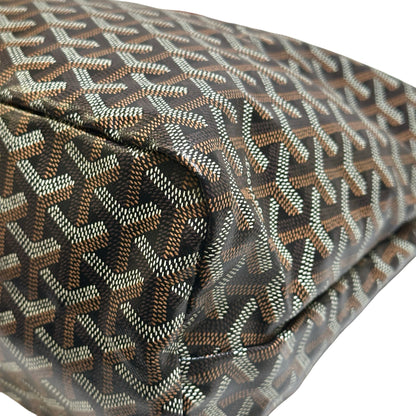Used GOYARD Goyardine HOBO BAG Hobo Bag Black Brown