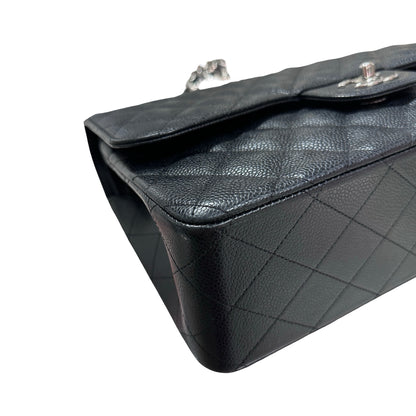 Used CHANEL Jumbo Shoulder Bag Black PHW