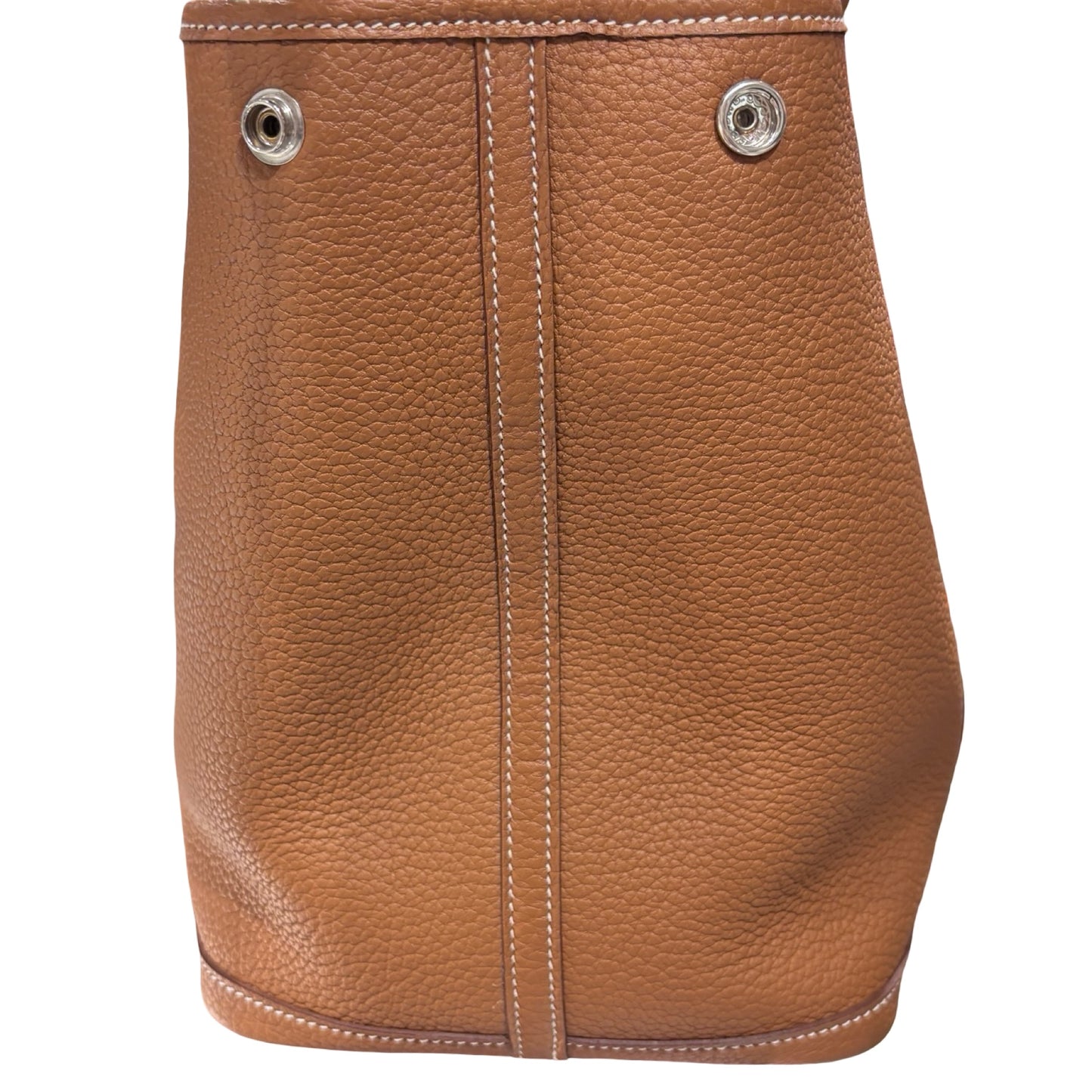 Used HERMÈS Garden Party Tote Bag Beige GHW
