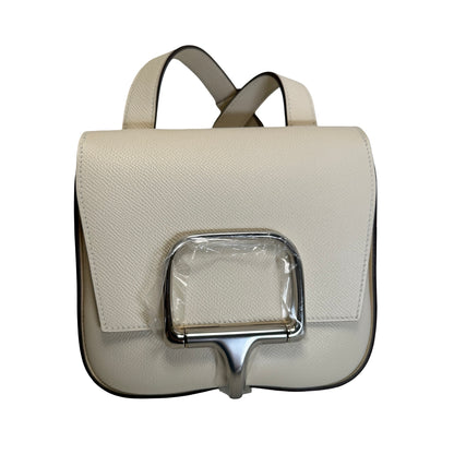Brand New HERMÈS Epsom Calfskin Della Cavalleria Mini Crossbody Bag Nata