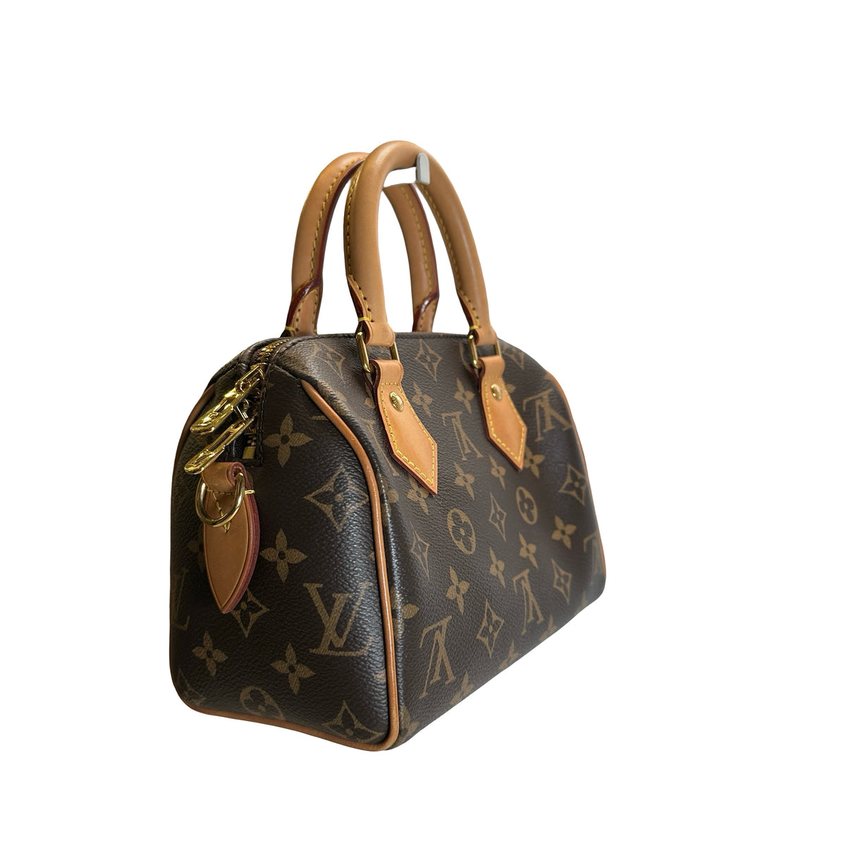 Used LOUIS VUITTON Monogram Canvas Speedy 25 Bandoulière Handbag Brown