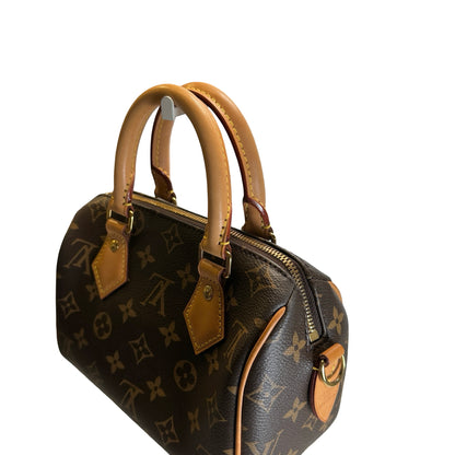 Used LOUIS VUITTON Monogram Canvas Speedy 25 Bandoulière Handbag Brown
