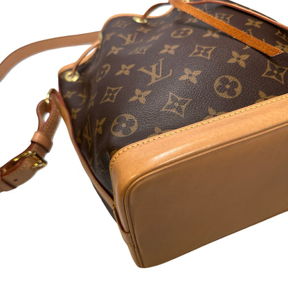 Used LOUIS VUITTON Monogram Neonoe Chain Shoulder Bag Brown GHW