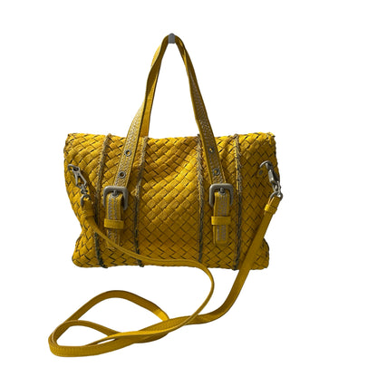 Used BOTTEGA VENETA 2 Way Shoulder Shoulder Bag Sunshine Yellow