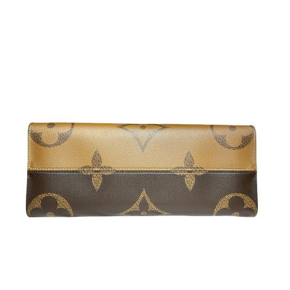 Used LOUIS VUITTON Canvas Used Louis Vuitton Monogram Brown On the Go Tote Bag Brown GHW