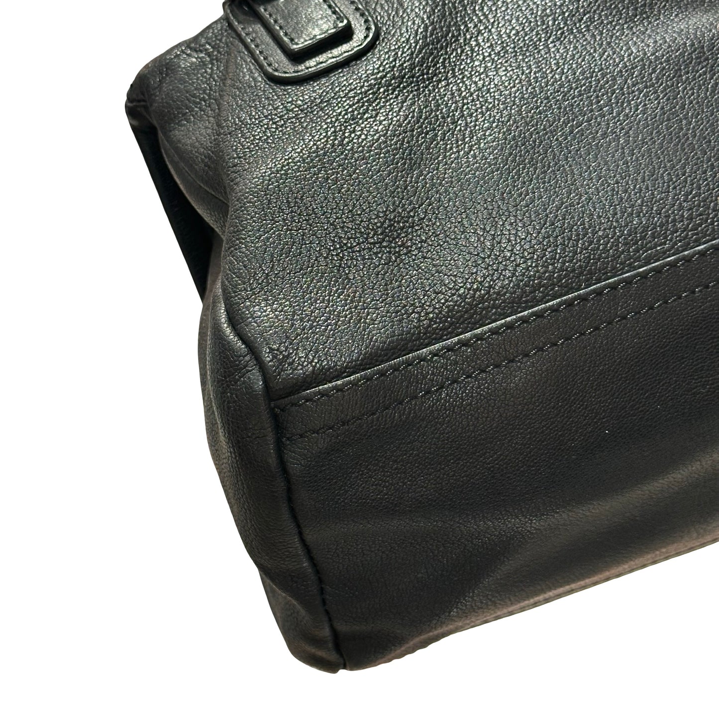 Used GIVENCHY Calfskin Leather PANDORA Two Way Shoulder Bag Black