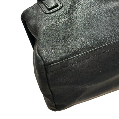 Used GIVENCHY Calfskin Leather PANDORA Two Way Shoulder Bag Black